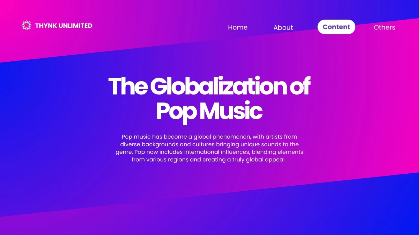 Black and Pink Gradient Modern Music Presentation — image 7