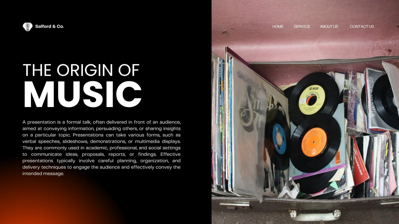 Black and White Modern The Art Of Music Presentation — image 1