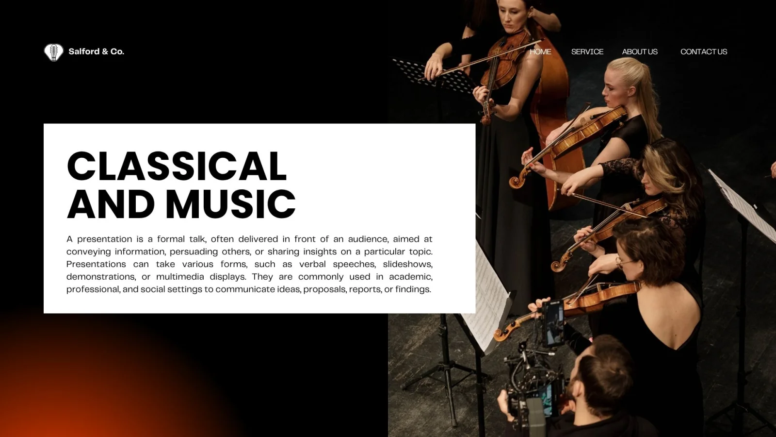 Black and White Modern The Art Of Music Presentation — image 3