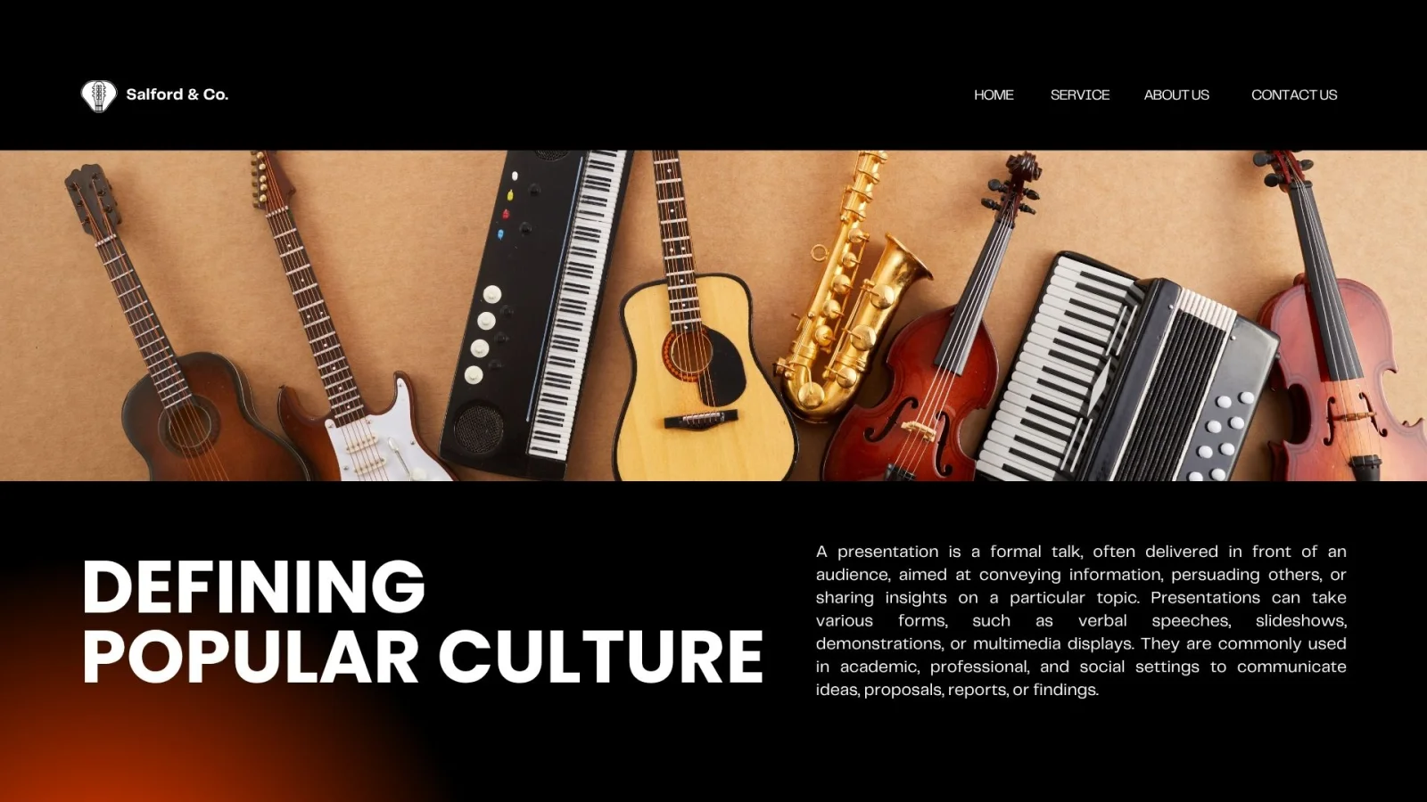 Black and White Modern The Art Of Music Presentation — image 4