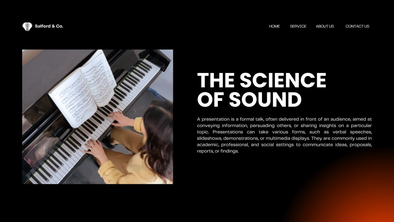 Black and White Modern The Art Of Music Presentation — image 5
