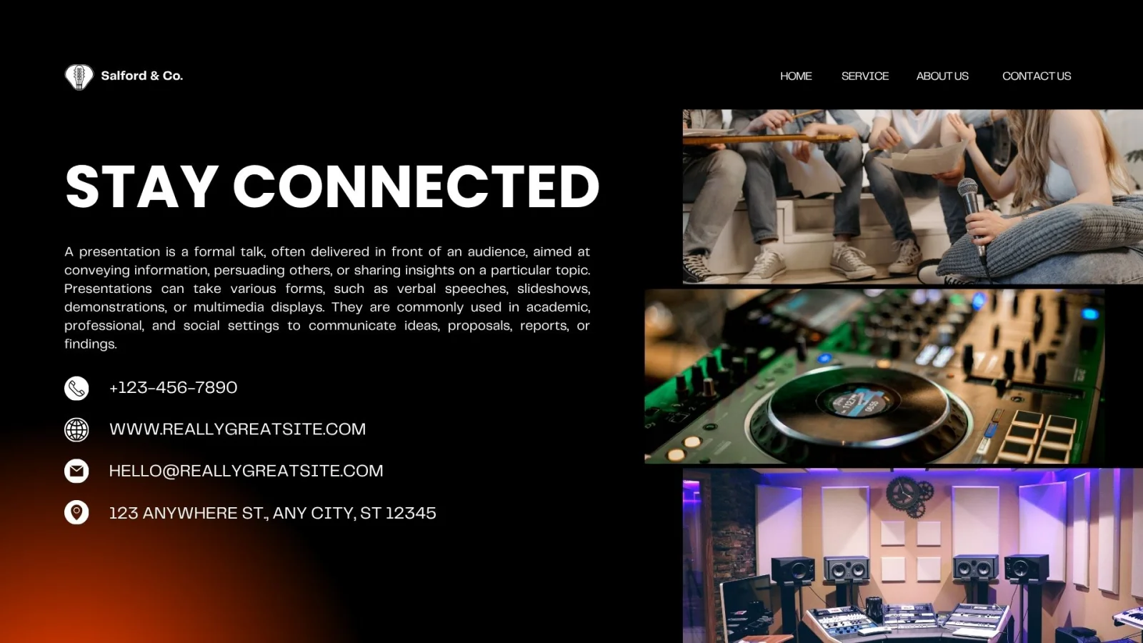 Black and White Modern The Art Of Music Presentation — image 8