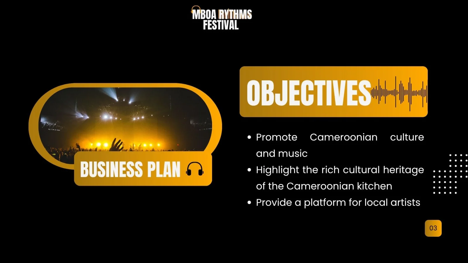 Black and Yellow Bold Modern Music Presentation — image 2