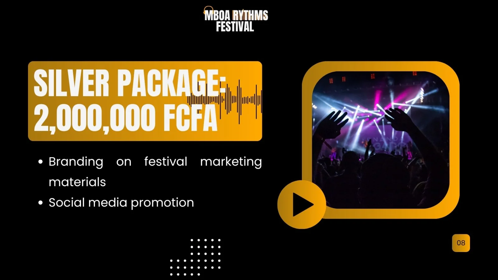 Black and Yellow Bold Modern Music Presentation — image 7