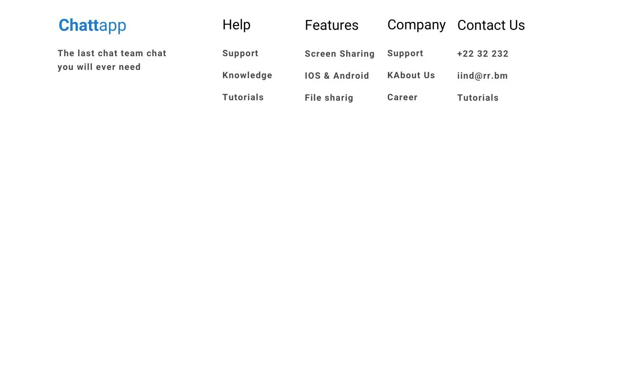 CHAT APP LANDING PAGE — image 3