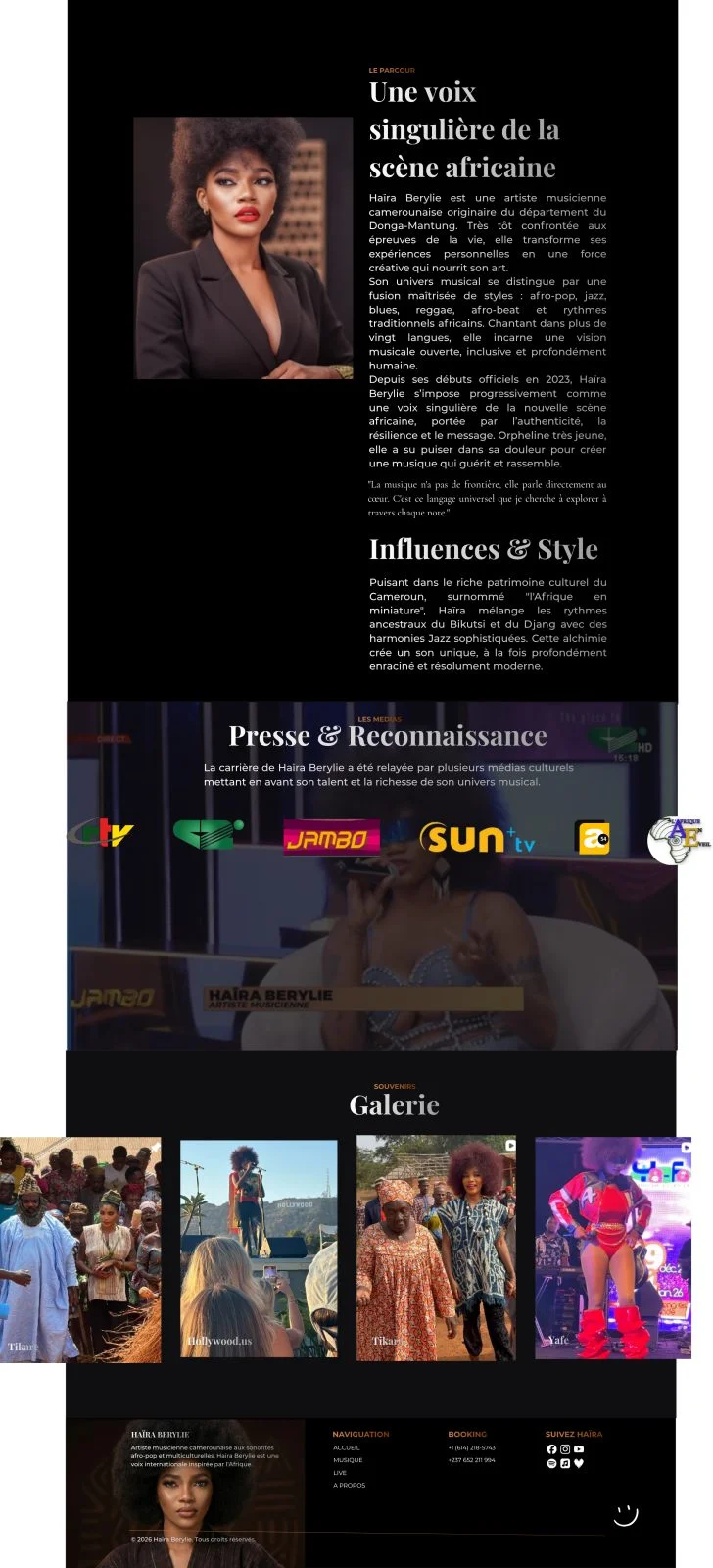 HAIRA WEBSITE — image 1