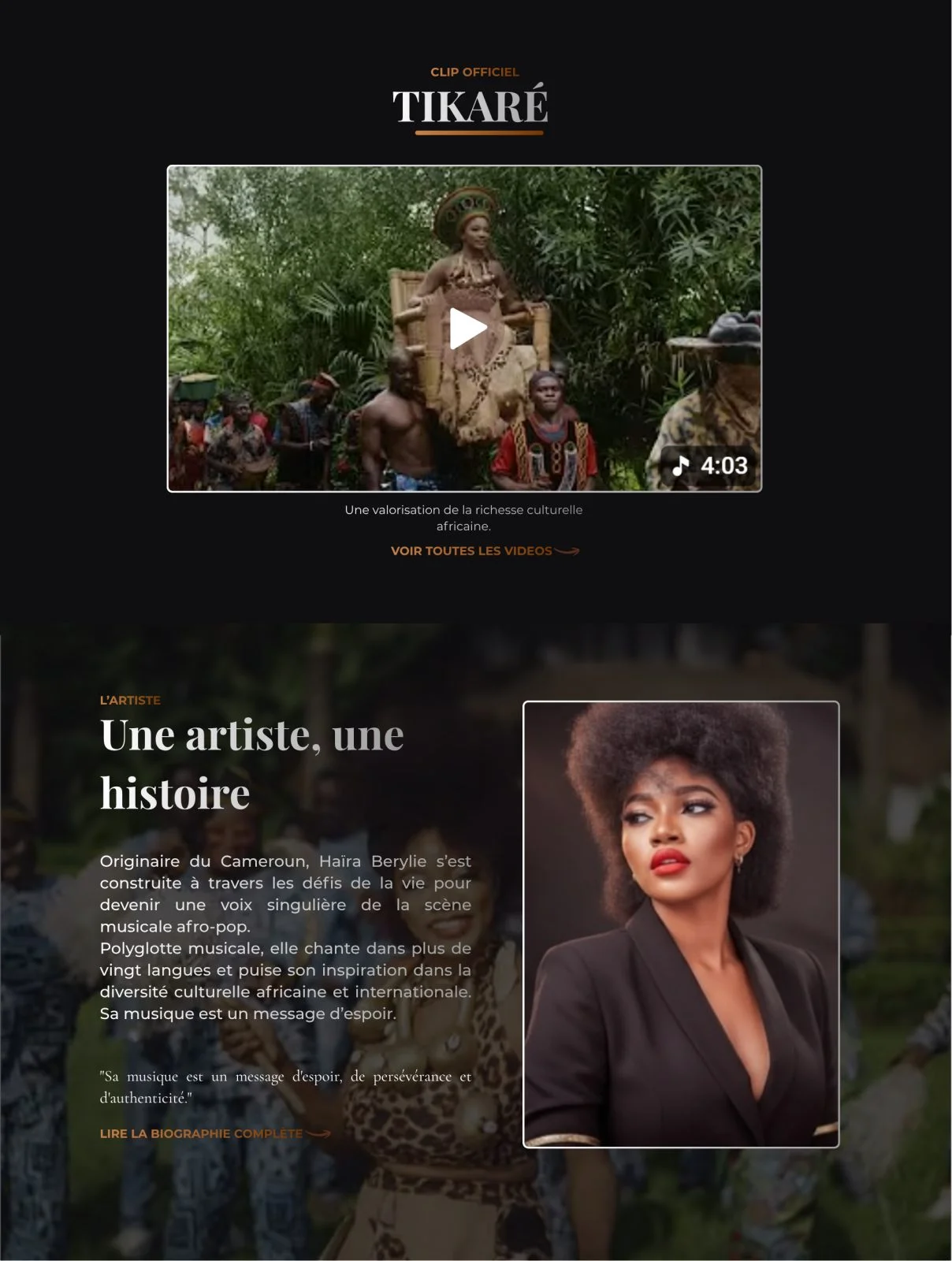 HAIRA WEBSITE — image 2