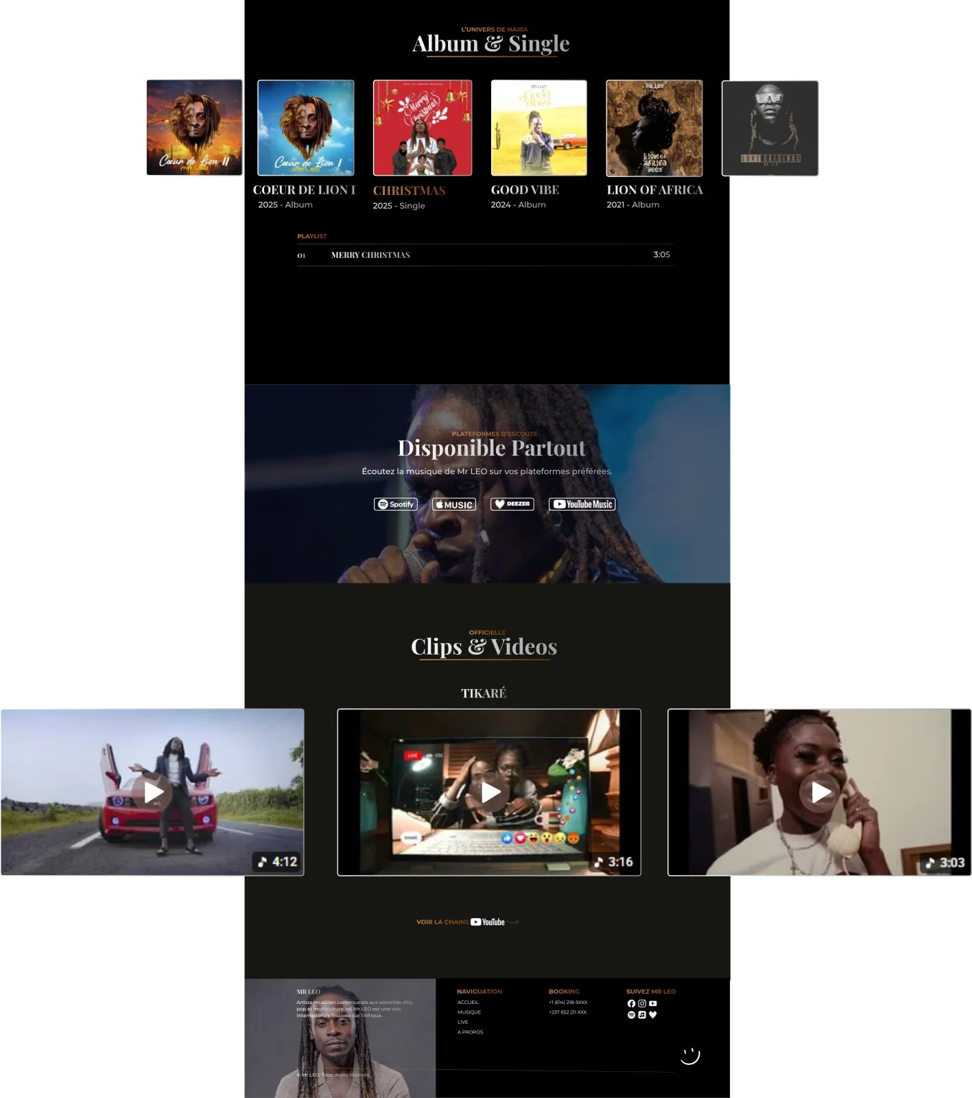 Mister LEO Website — image 1