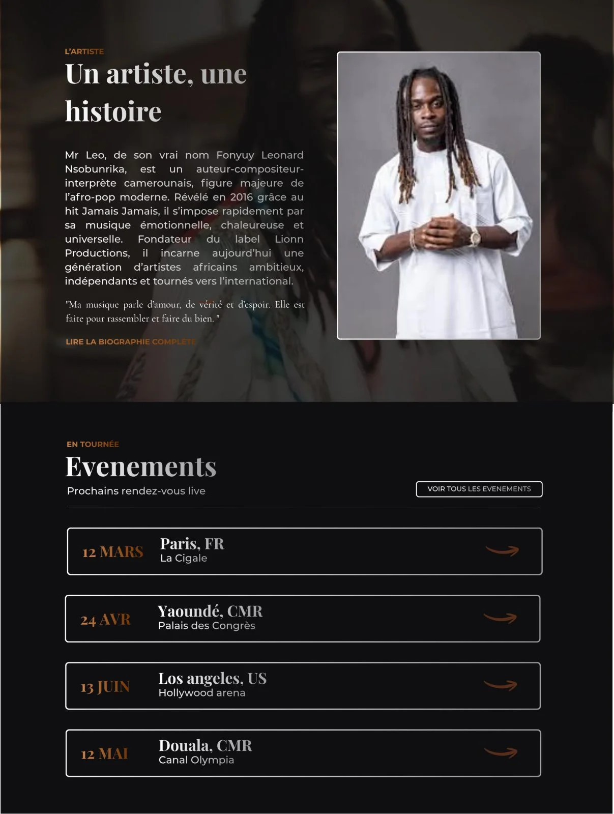 Mister LEO Website — image 3