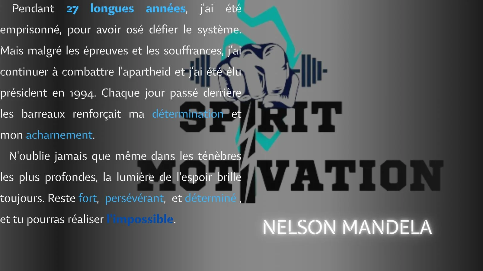 NELSON MANDELA SPIRIT MOTIVATION — image 3