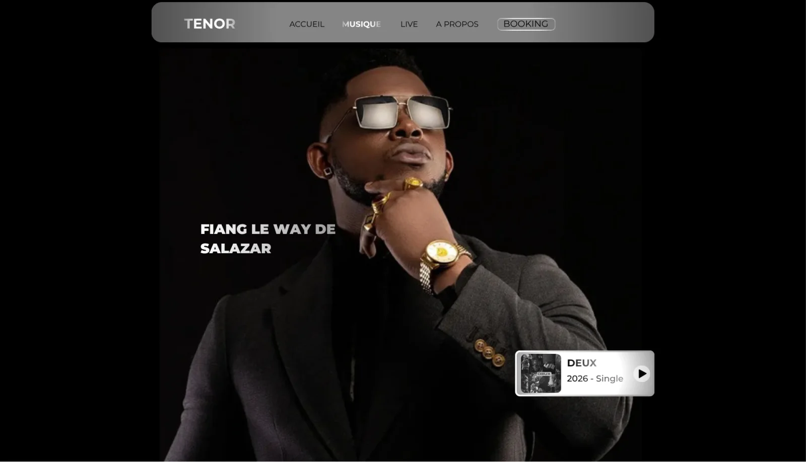 TENOR — Official Artist Website & Digital Platform — image 9