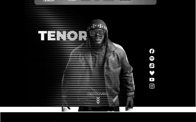 TENOR — Official Artist Website & Digital Platform